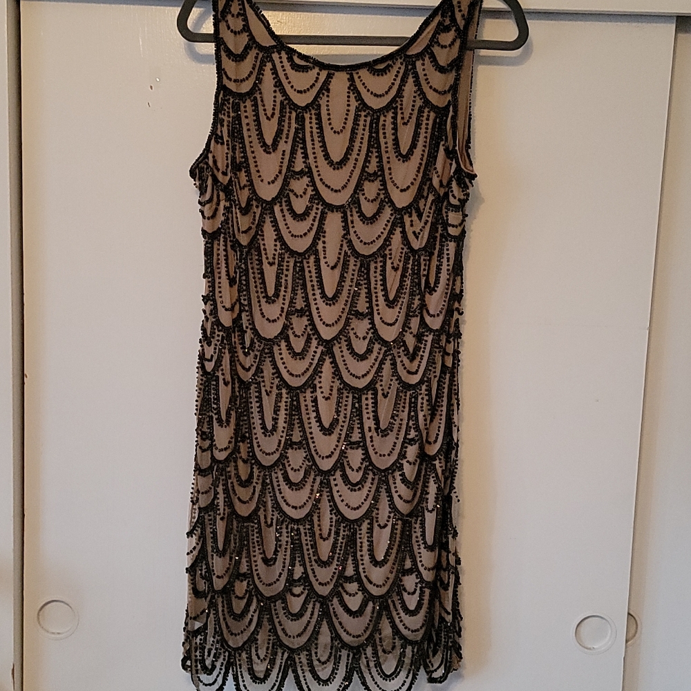 Pisarro Nights beaded dress size 16